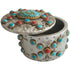 215 Turq. Stones Trinket Box 87-9829