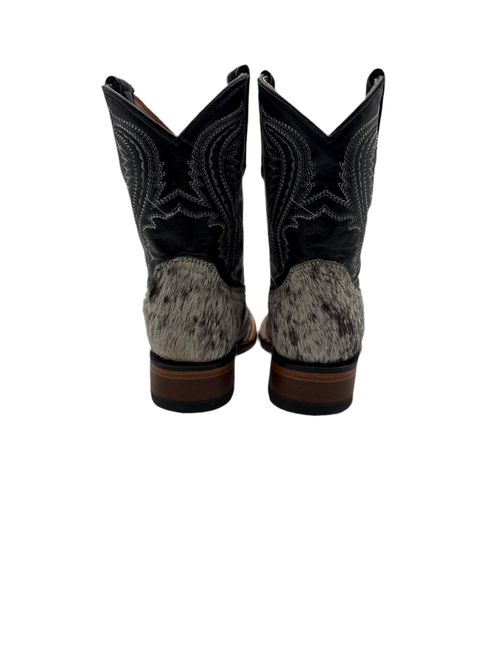 Tanner Mark Kids BLK/WHT Cowhide TMK205323