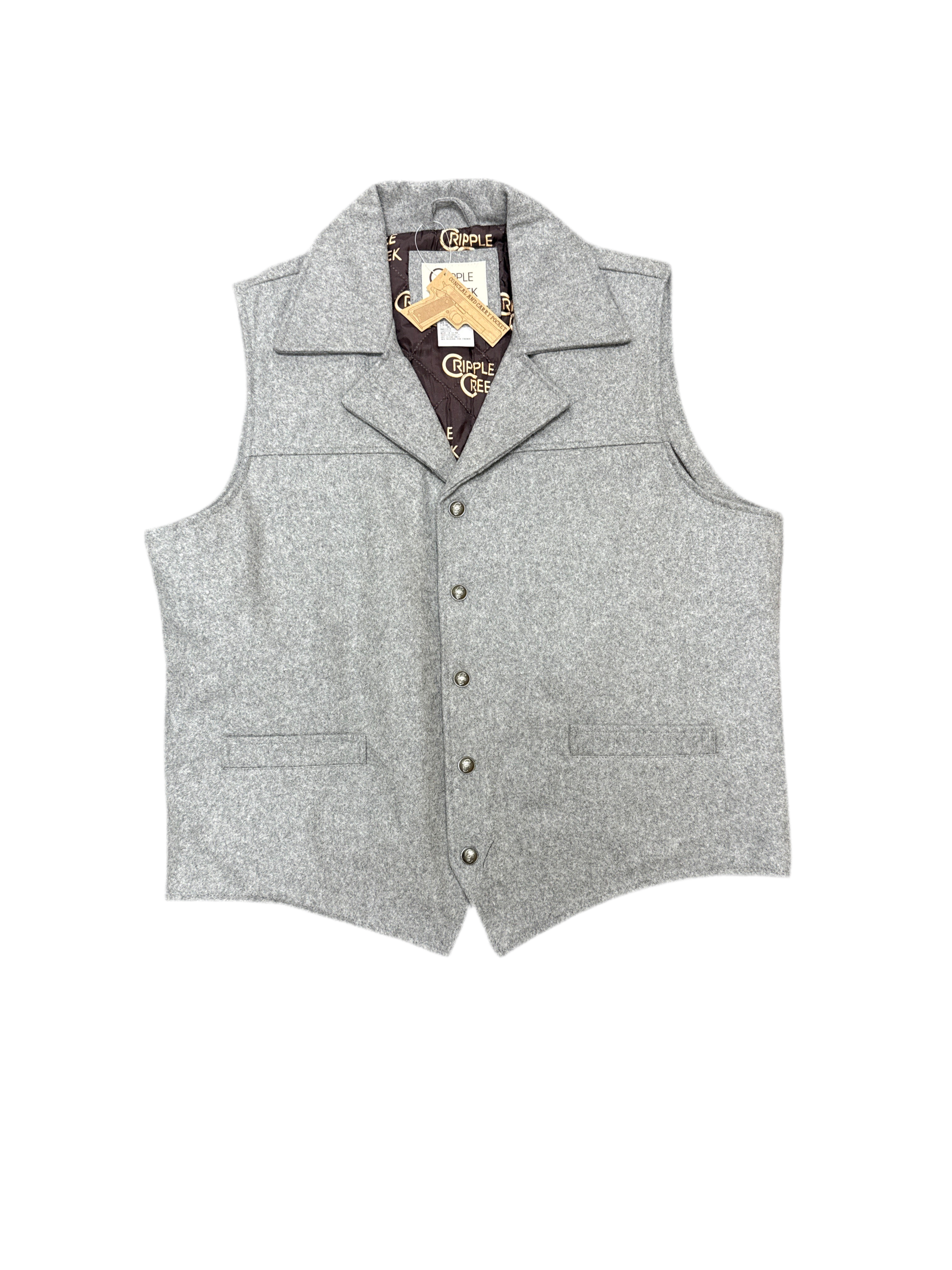 Cripple Creek Wool Melton Vest CR39066