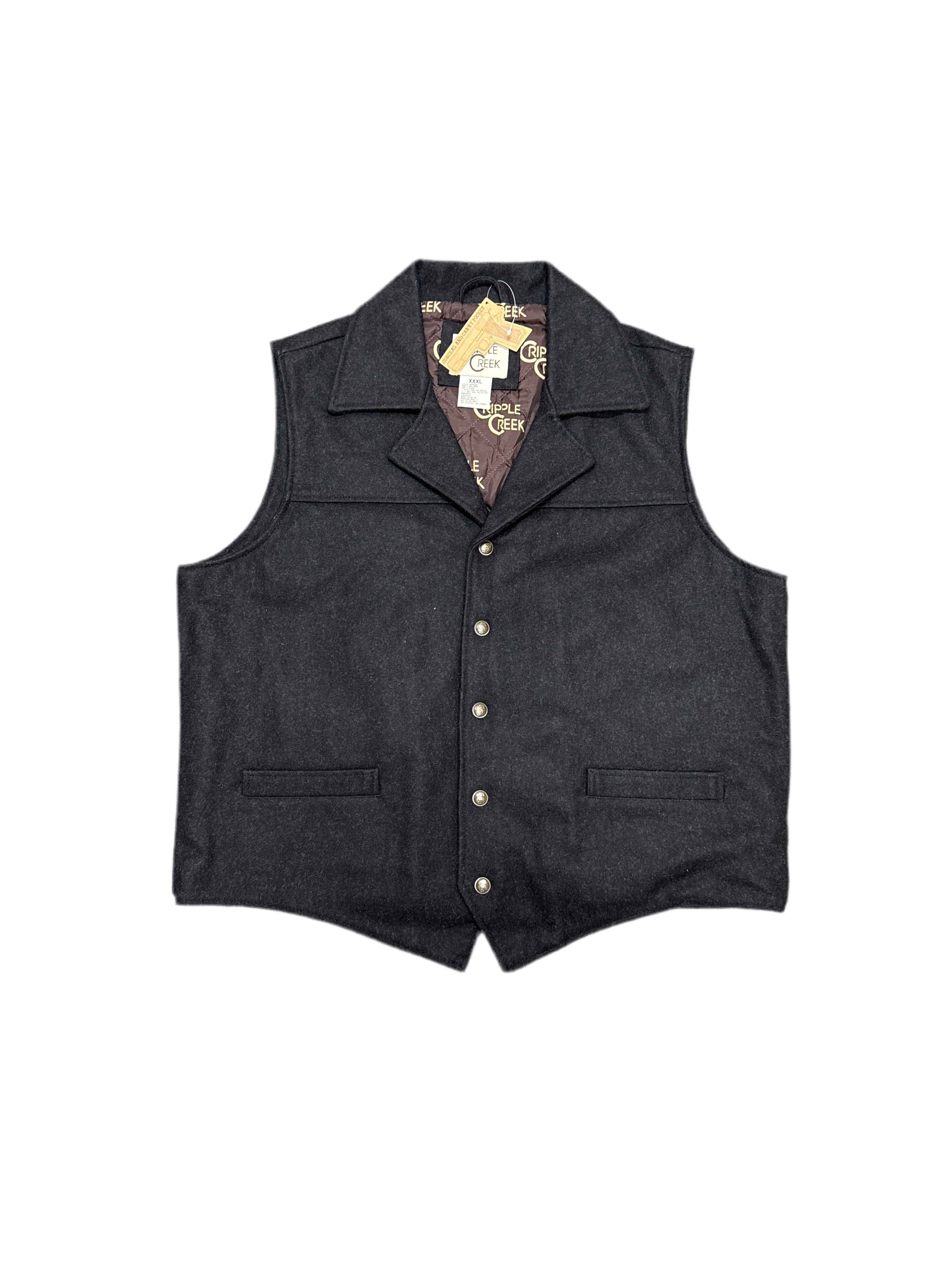 Cripple Creek Wool Melton Vest CR39066