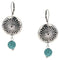 Attitude Jewelry Sunburst Turq AER5748