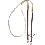Adjustable Flat Braid Roping Rein SA-RRBR-WH