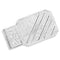 A German silver metal money clip with engraved American Flag patterns and designs.