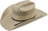 An American Hat straw cowboy hat with a 4 1/4" brim