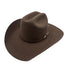 American RC Pecan Felt Cowboy Hat 7X RC #6