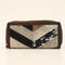 AR Chevron Wallet Brown