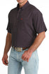 Arenaflex Athletic Navy Print Short Sleeve Shirt