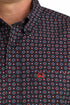 Arenaflex Athletic Navy Print Short Sleeve Shirt