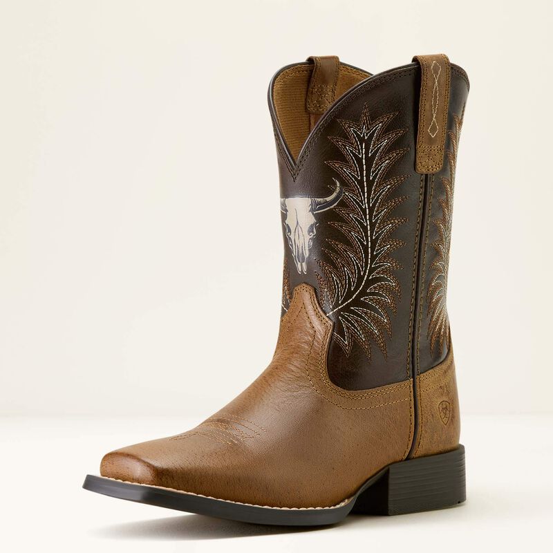 Ariat Youth Stampede Wide Square Toe Boots