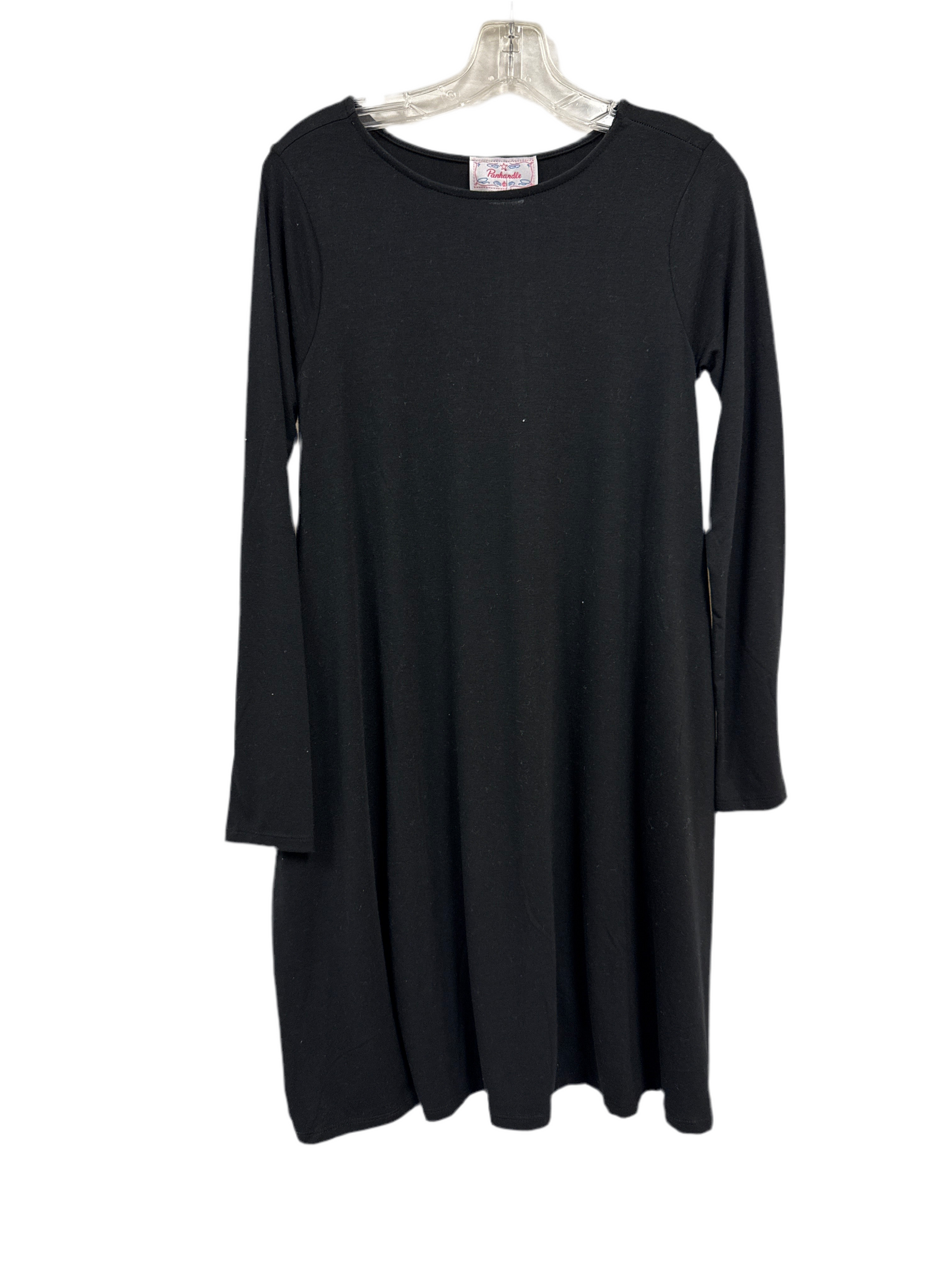Ladies Panhandle Black LS Knit Dress LWD2R03054