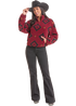 Wmns Diamond Aztec Sherpa Pullover