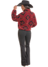 Wmns Diamond Aztec Sherpa Pullover