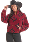 Wmns Diamond Aztec Sherpa Pullover
