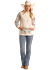 RR Wmns Contrast Sleeves Hoodie BW94T05886