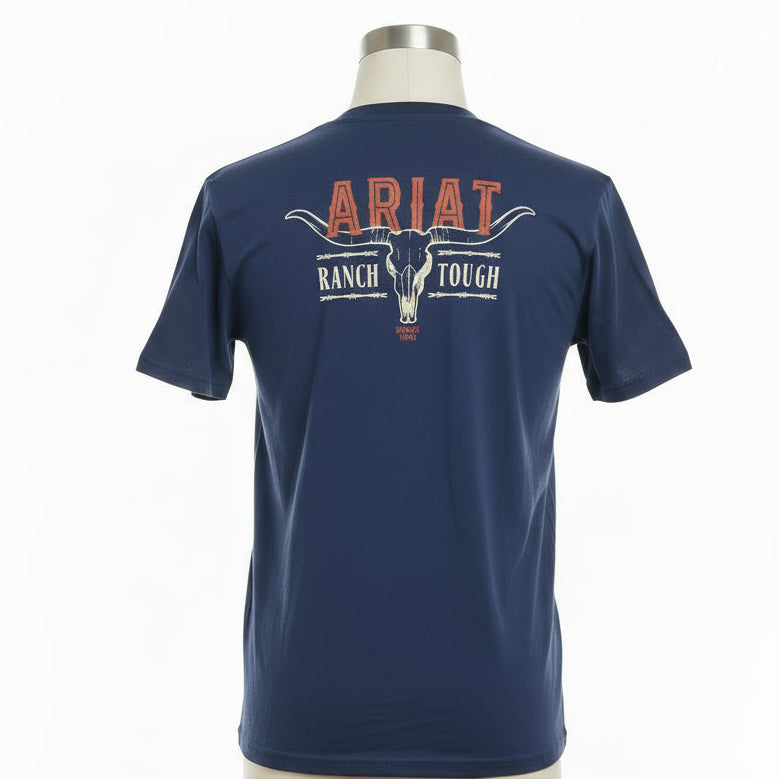 B Ariat Ranch Tough SS TShirt