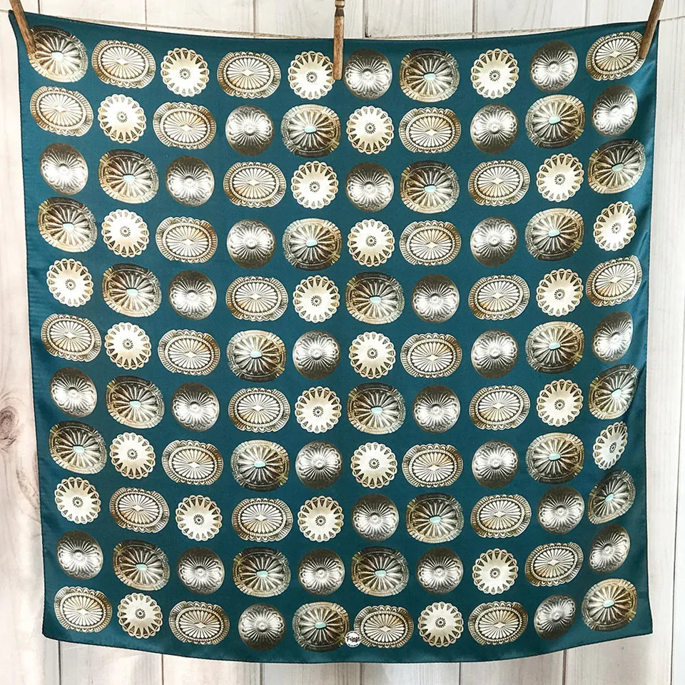 Big Concho Jade Silk Wild Rag