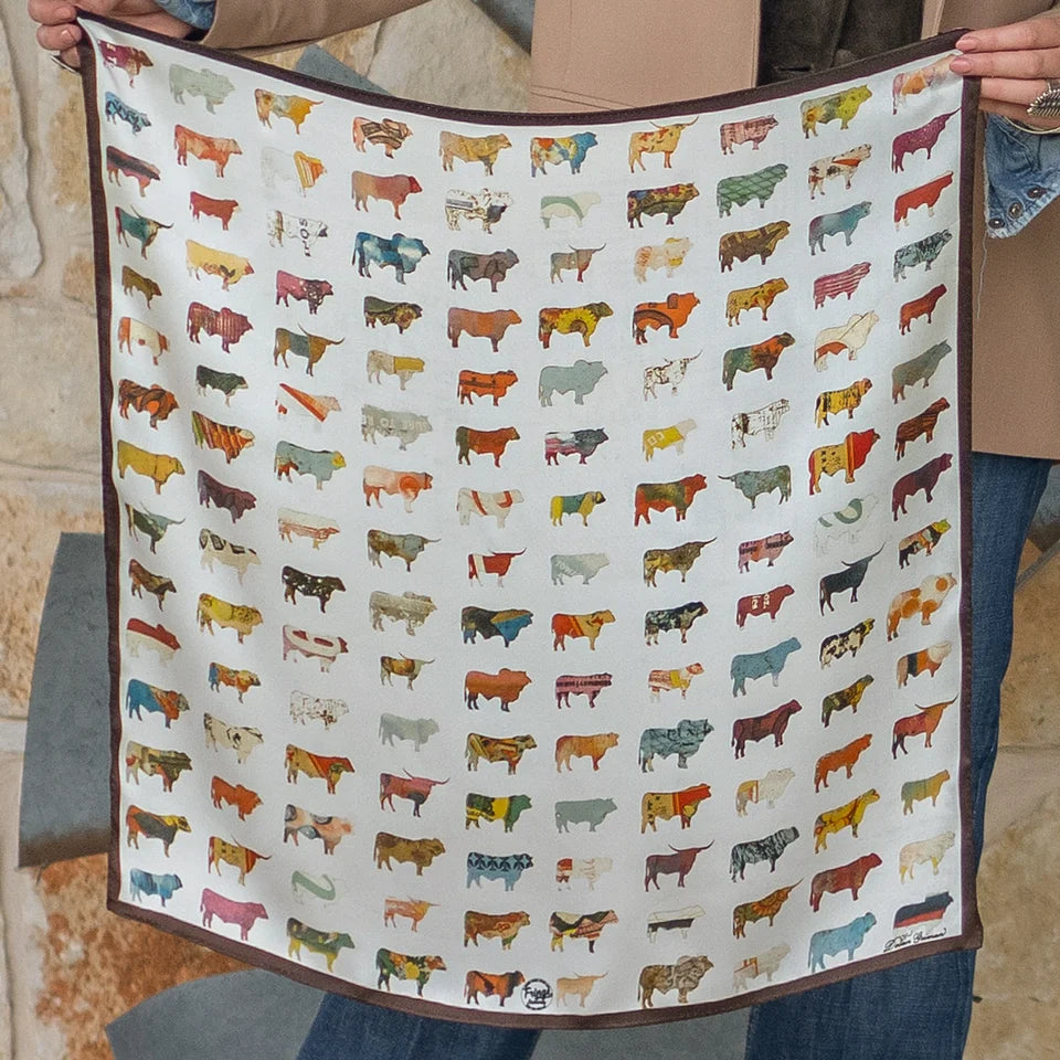 Big Pasture Silk Scarf SCRF-BGP-LT-25017