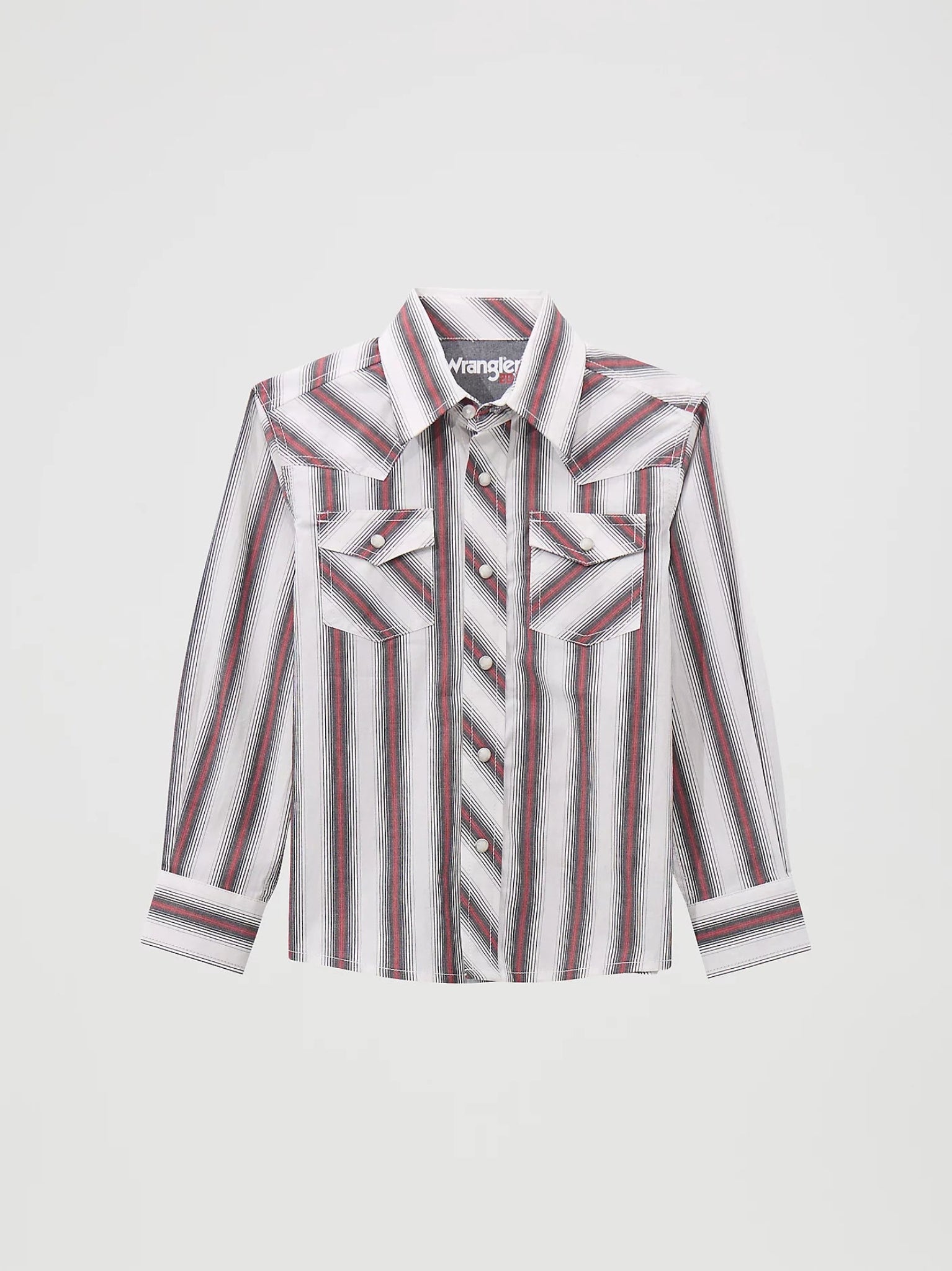 Striped shirt with a collar 