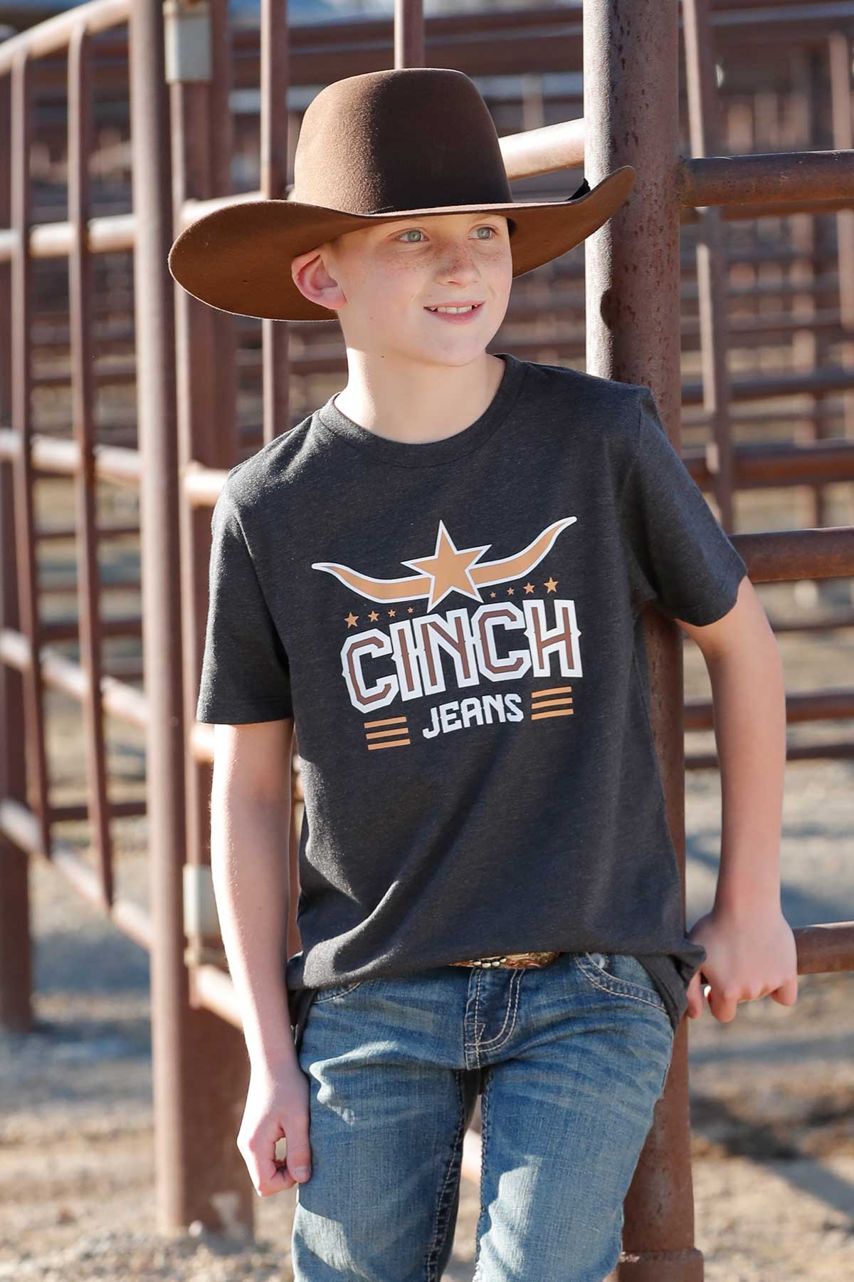 Boy's Cinch Jeans Logo T-shirt