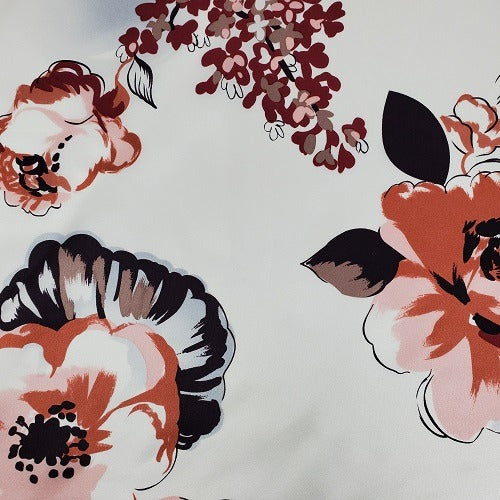 Charmeuse Prairie Poppy Wild Rag