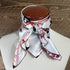 Decorative Charmeuse Prairie Poppy Wild Rag with floral pattern 