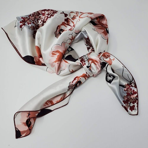 Charmeuse Prairie Poppy Wild Rag