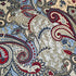 Charmeuse Paisley Gold/Burgundy Paisley