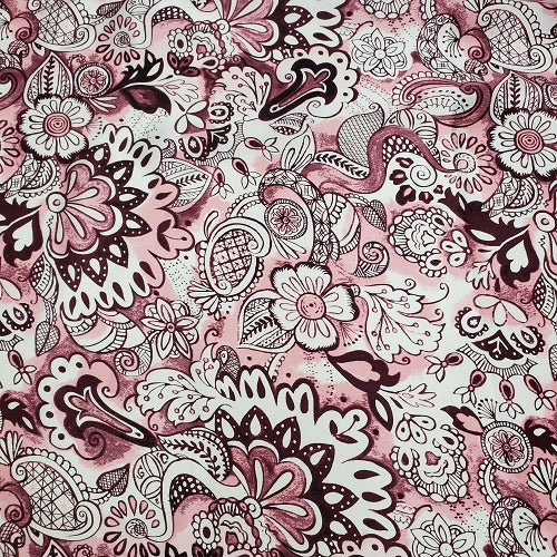 Charmeuse Plum Crazy Wild Rag
