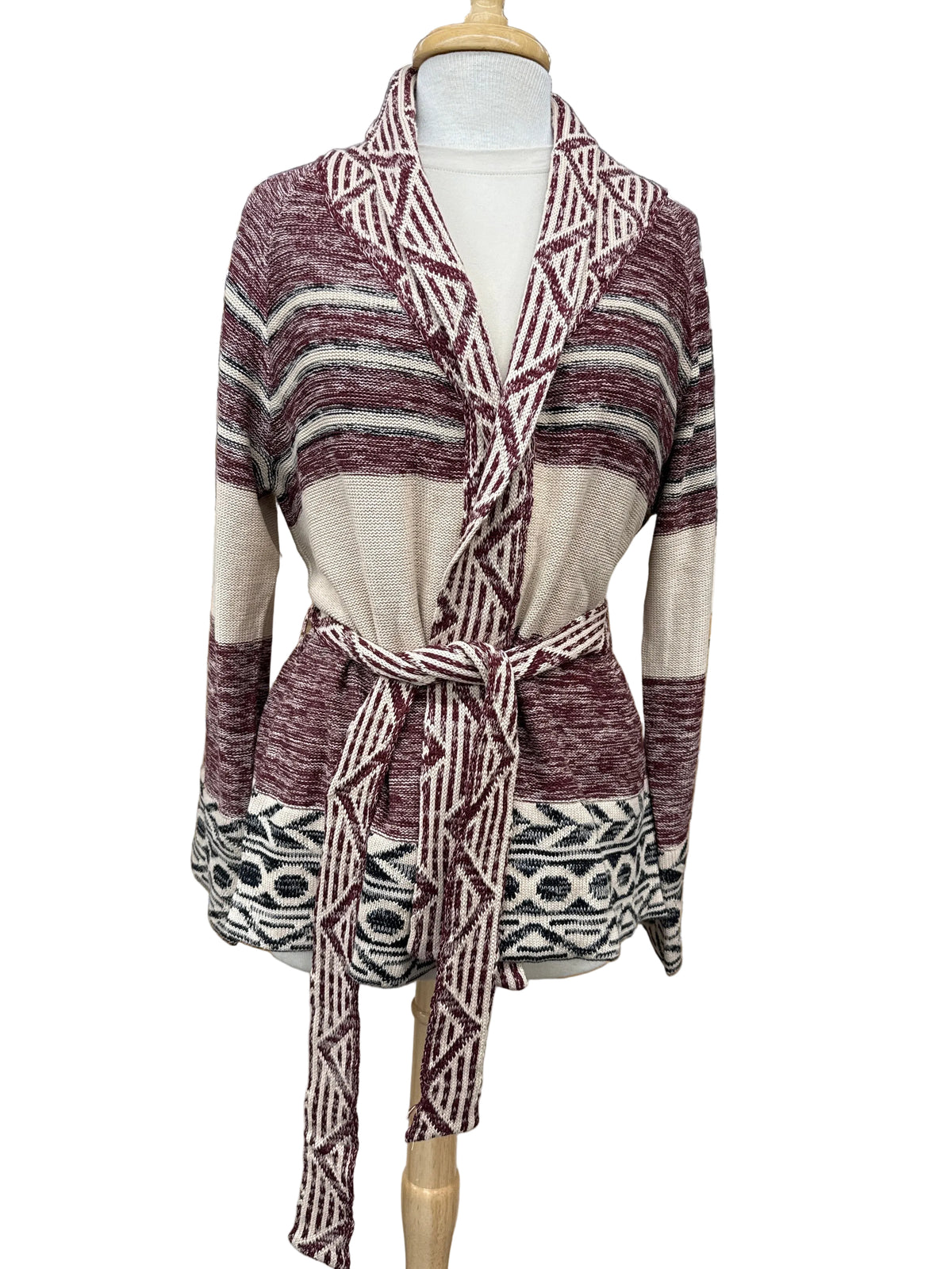 Elan Cardigan Print Sweater SWP11751