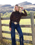Wms LS Corduroy "Classic Fit" Western Shirt