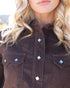 Wms LS Corduroy "Classic Fit" Western Shirt