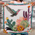 Cactus Blooms Wild Rag SCRF-CABL-WHT-SH-0479
