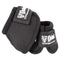 Pair of black bell boots 