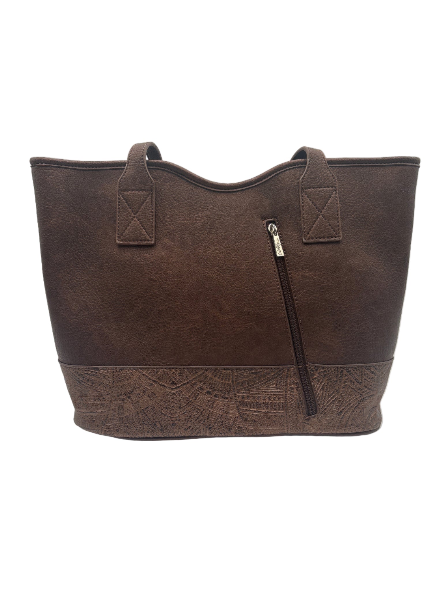 Brown leather bag