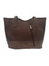 Brown leather bag