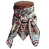 Charmeuse Paisley Gold/Burgundy Paisley scarf