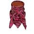 Maroon Paisley wild rag scarf