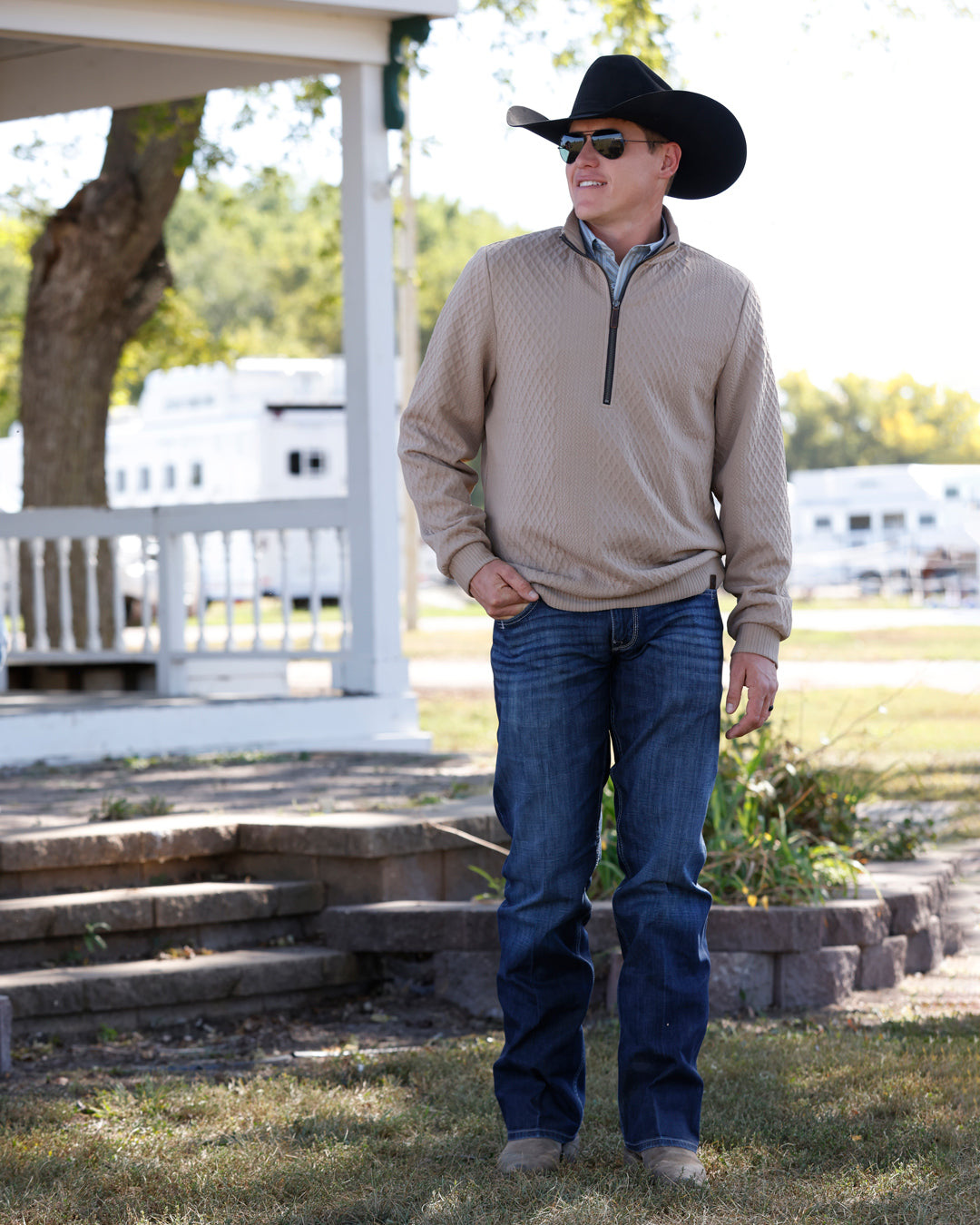 Cinch Men's 1/2 Zip Pullover MWK1957001