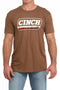 Men's Brown Cinch Logo T-shirt