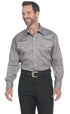 Circle S Mns Button Steel Grey Shirt CSB1000-49