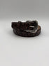 Brown belt with floral Buckle 