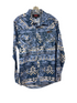 Rock&Roll Mens Blue Snap Shirt
