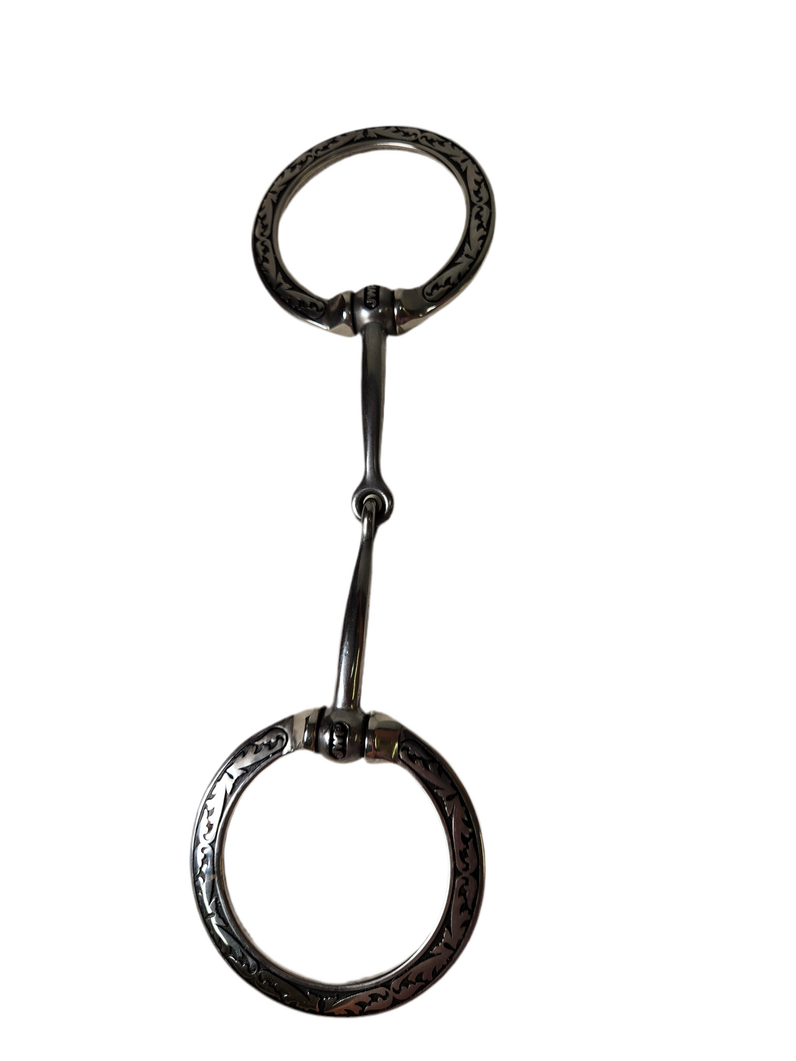 Jeremiah Watt Fancy 5.25” Ring Snaffle Bit