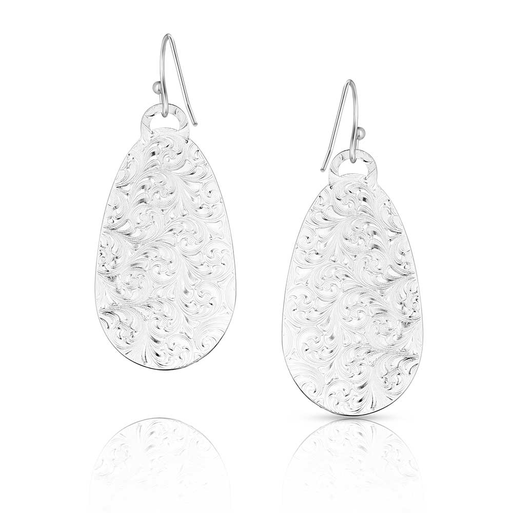 Montana Silver Large Flower Drop Earrings ER5670