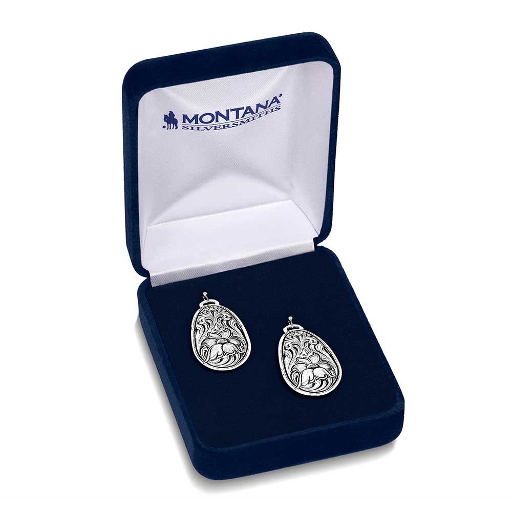 Montana Silver Large Flower Drop Earrings ER5670