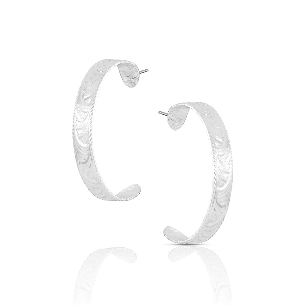 Reins Hoop Earrings ER6505