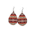 ER Aztec Pattern Teardrop Earrings D4600103