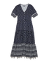 Ellendale SS Floral Border Print Maxi Dress