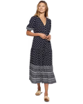 Ellendale SS Floral Border Print Maxi Dress