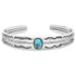 Silver bracelet with turquoise stone 